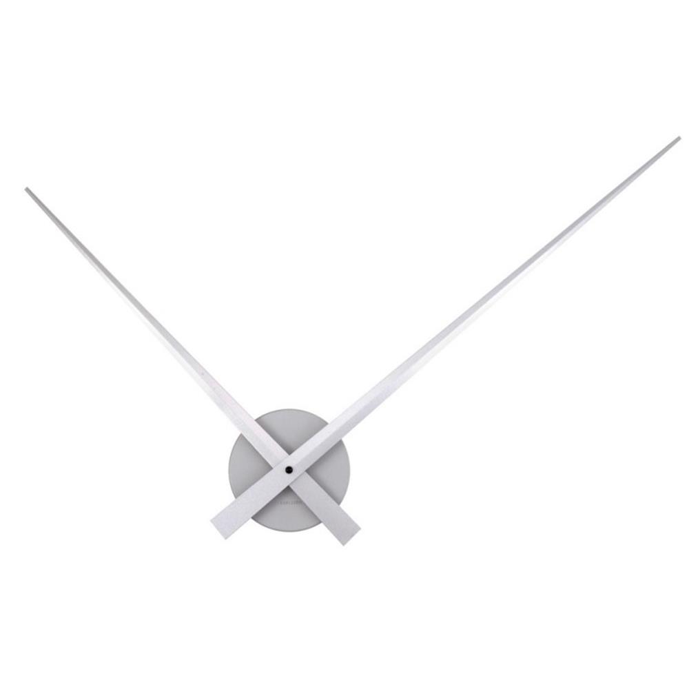 Orologio solo lancette argento Gigante - NikelShop Oggettistica Design e  Complementi di Arredo