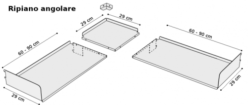 Ripiano-angolo