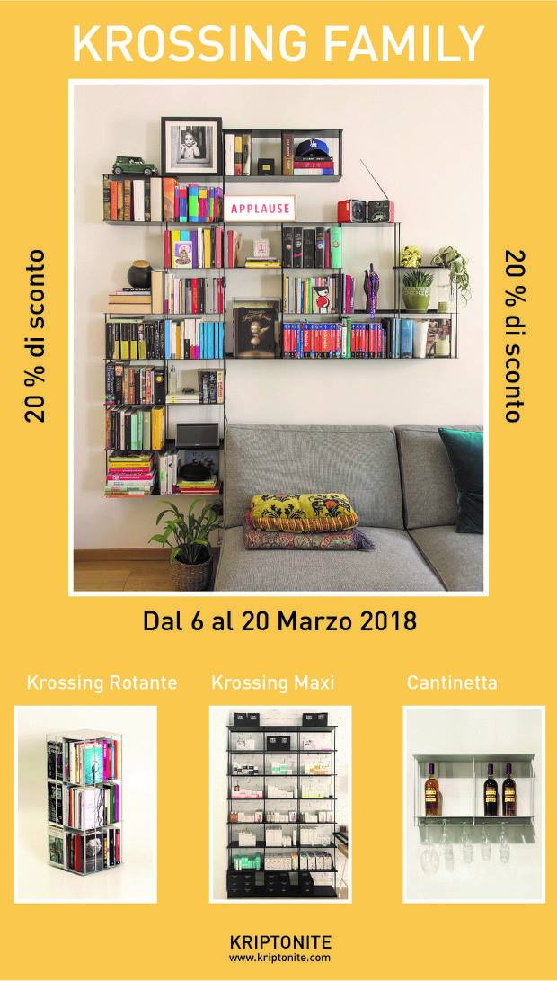 Fino al 20 marzo sconto del 20% su tutti i sistemi Krossing!