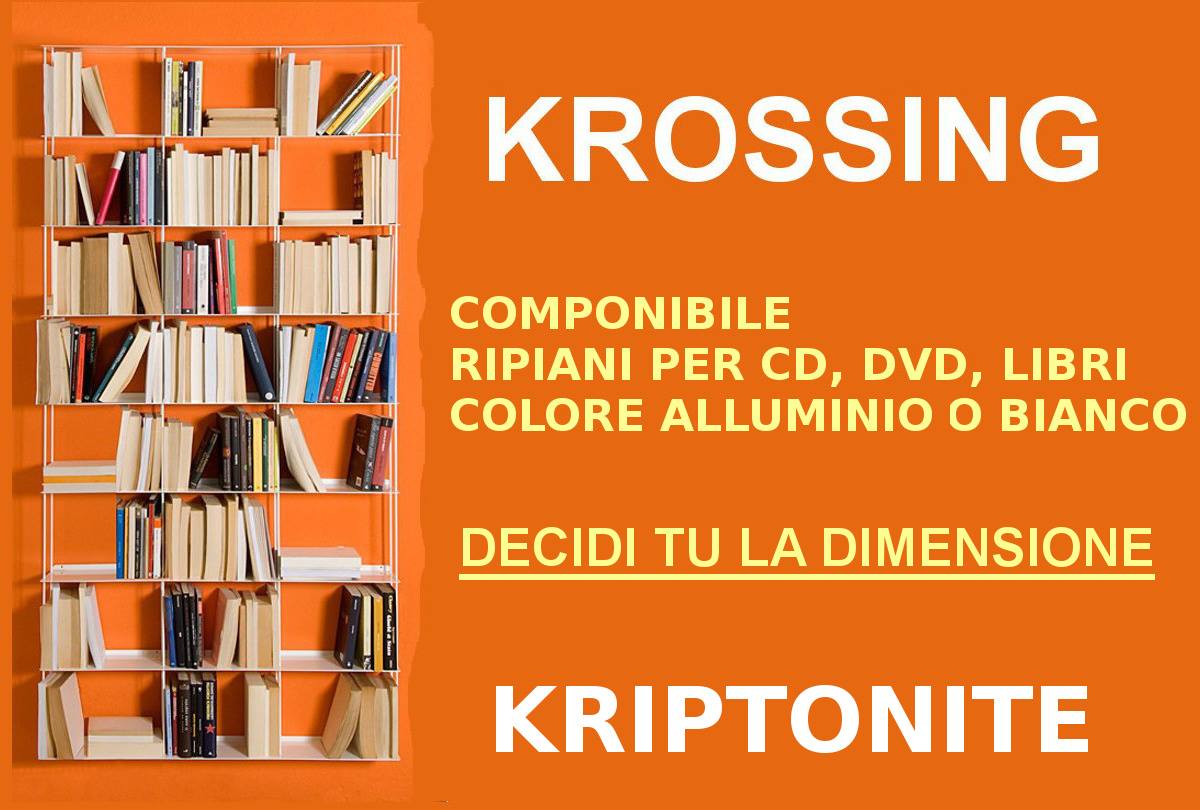 Crea da solo la libreria Krossing secondo le dimensioni che desideri.