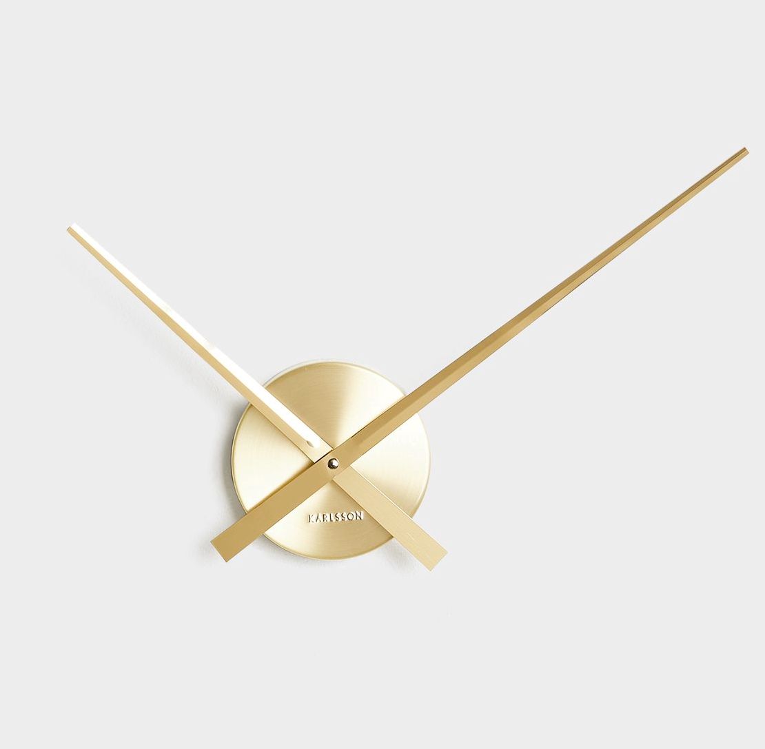 Orologio solo lancette color oro Karlsson KA4348GD - NikelShop Oggettistica  Design e Complementi di Arredo